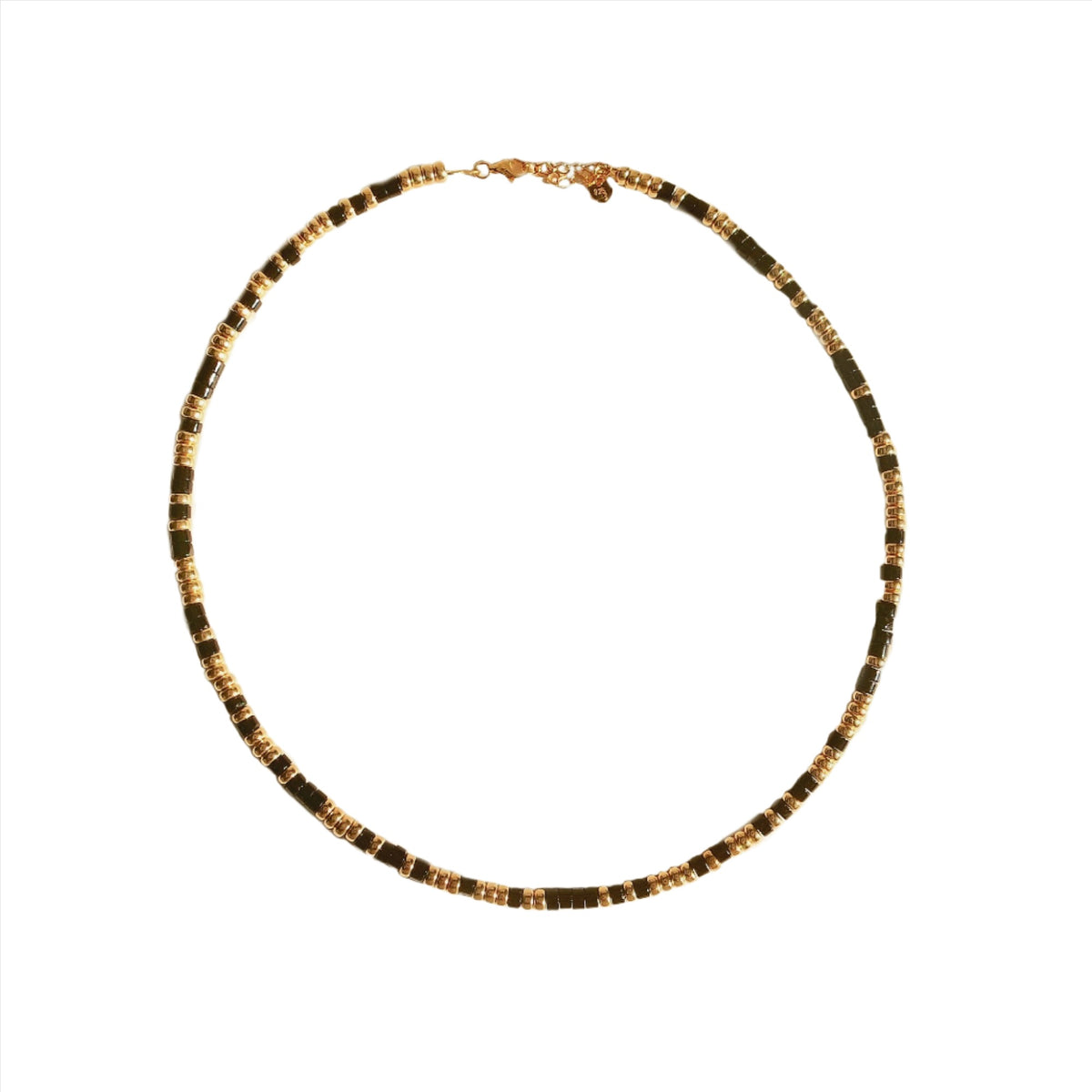 Onyx Gold Necklace