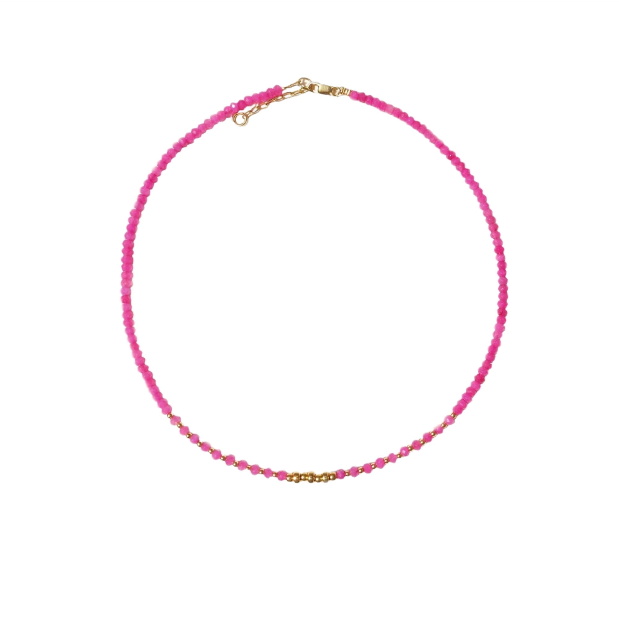 Pink Jade Necklace