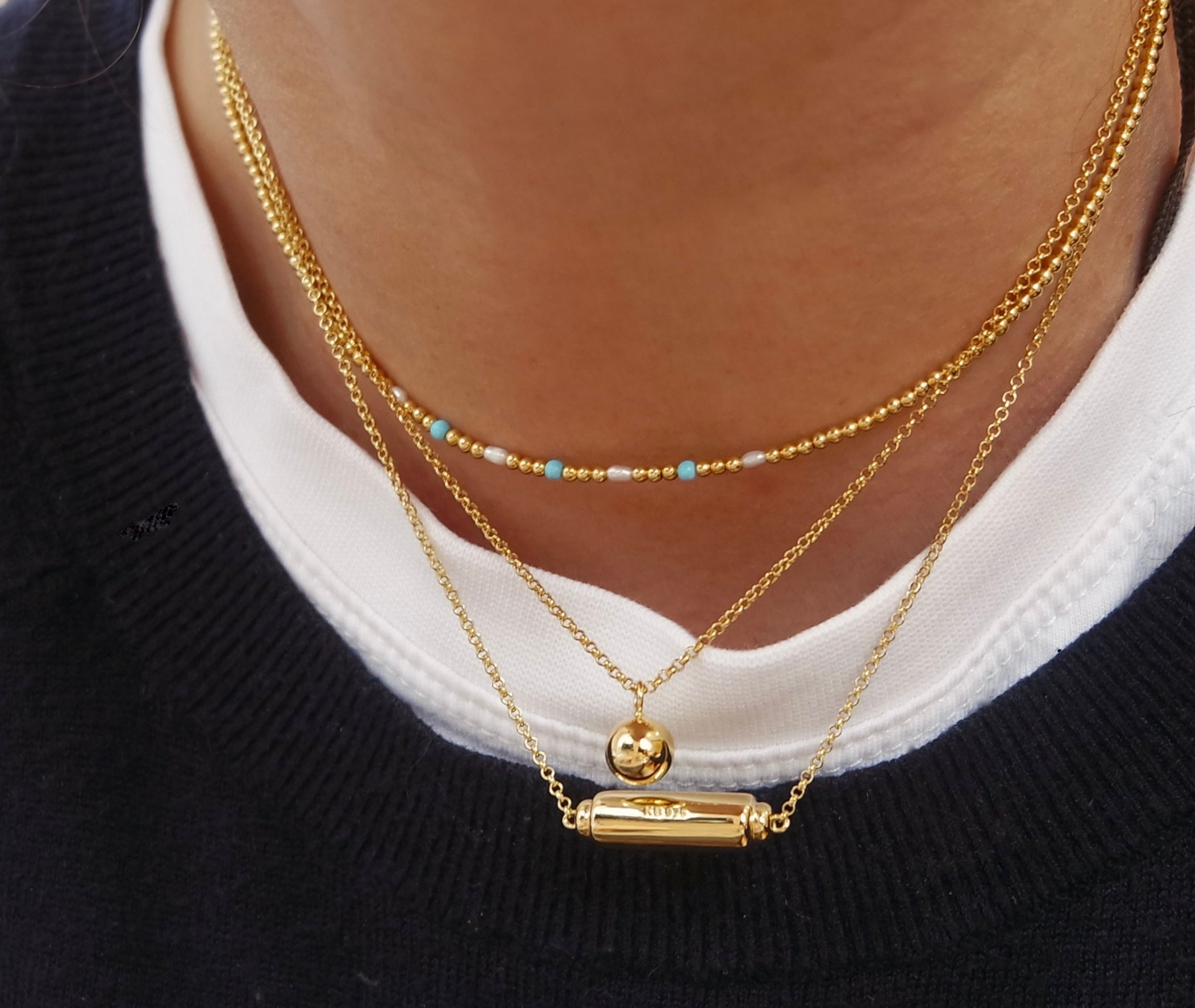 Rolo Bar Necklace