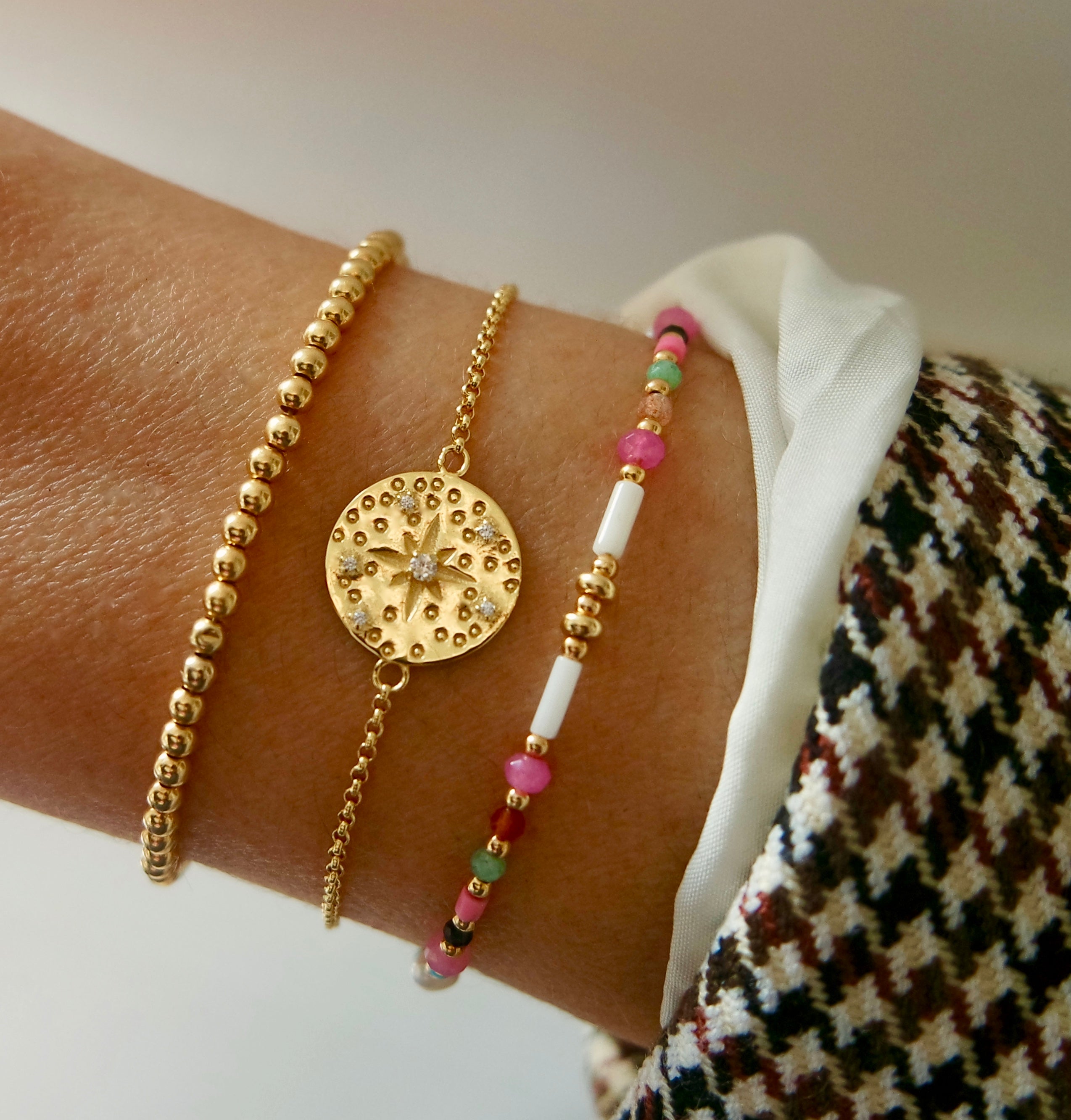 Fine Gold Beaded Bracelet