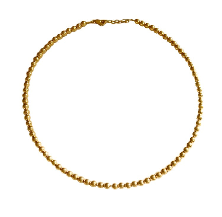 Gold Sphere Necklace