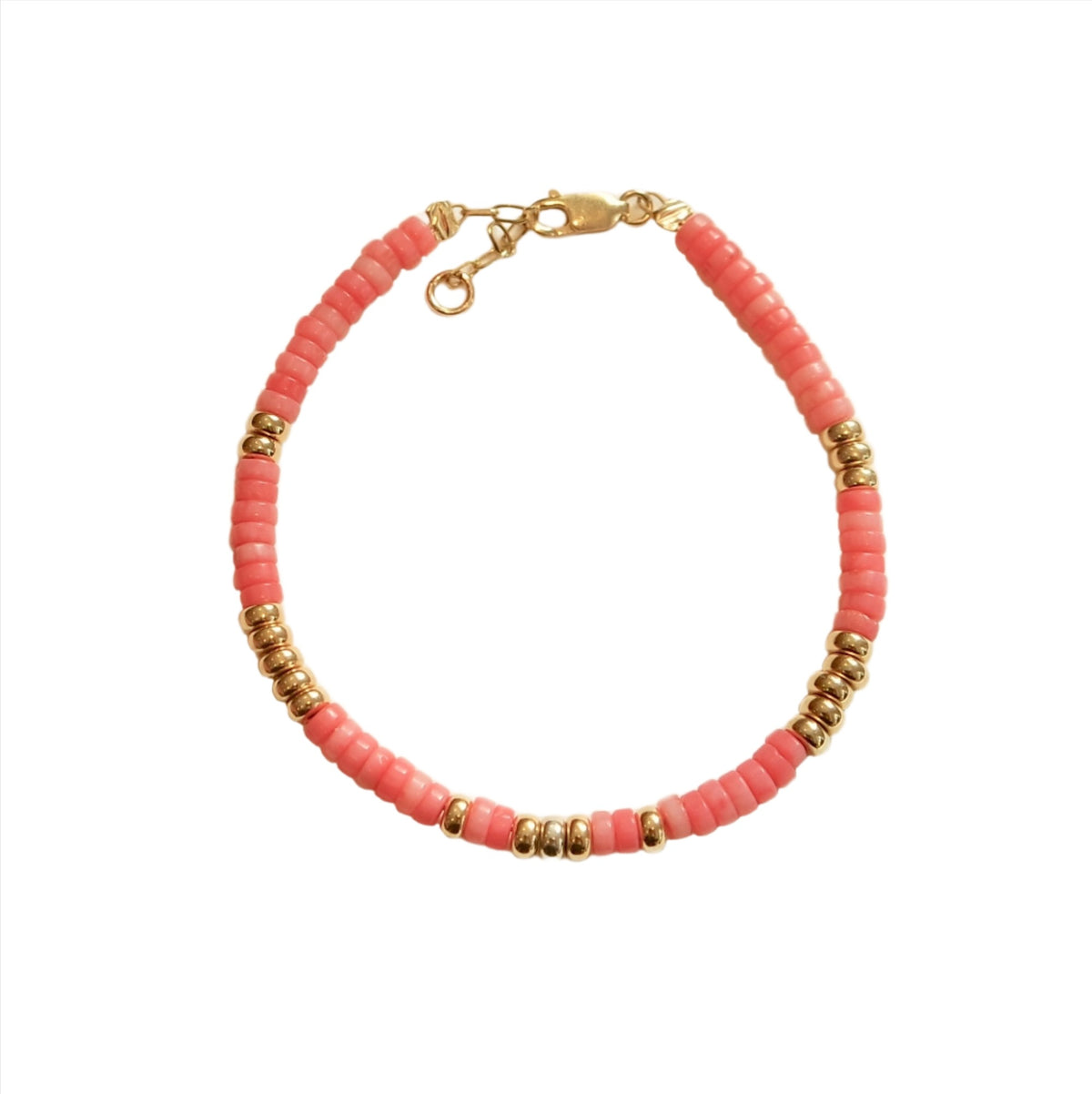 Pink And Gold Bracelet