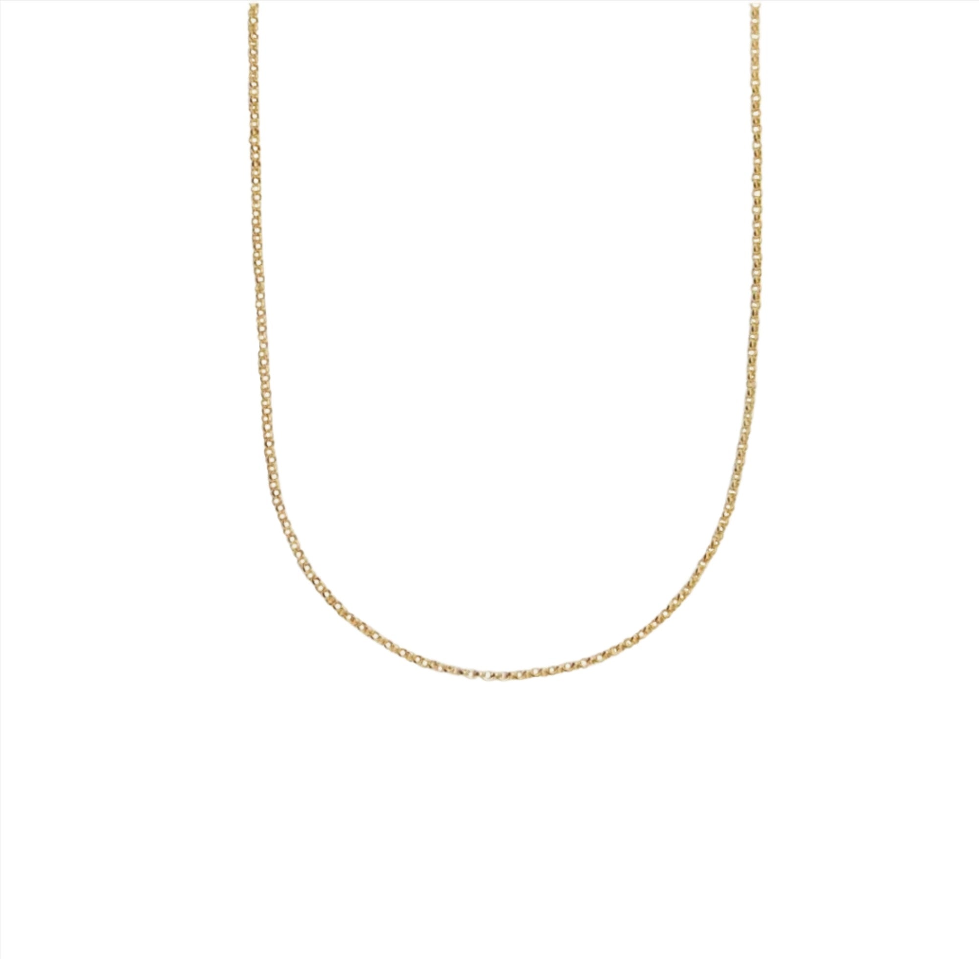 Thicker Rolo Chain Necklace